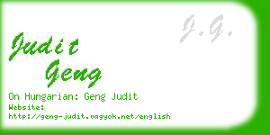 judit geng business card